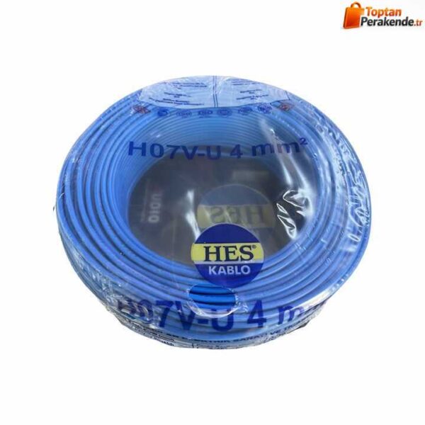 Hes Nya Kablo 4 mm² Mavi ( H07v-U )